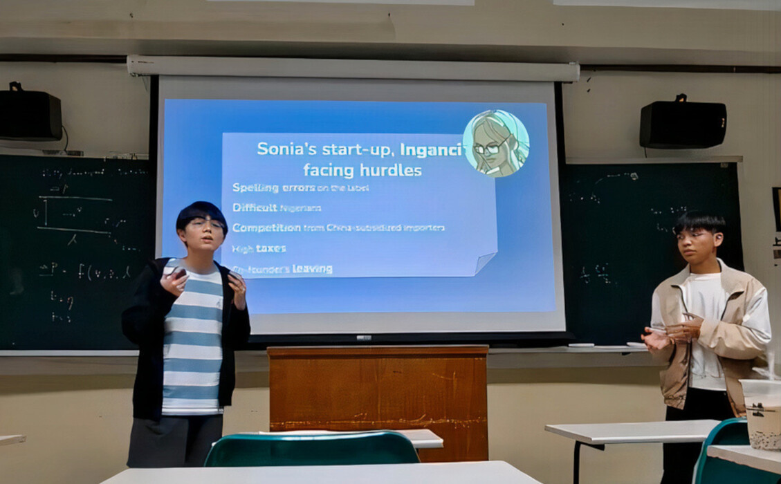 台科大應外系開設「進階文法與修辭應用」，加強學生基礎寫作能力。圖片